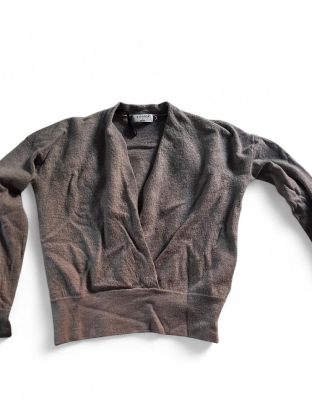 Babaton Women's Grey and Brown Jumper